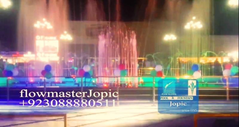 Musical fountain Telenor Karachi Pakistan